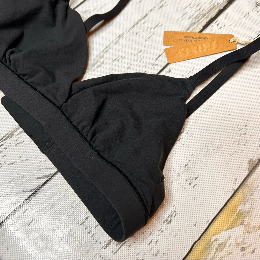 SKIMS Crossover Fits everybody Bralette - Onyx - Sz XXS - NWT